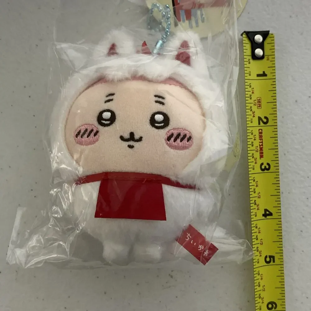 Chiikawa Mogumogu Honpo Limited Fushimi Inari Mascot Rabbit Kyoto JPN White Pink